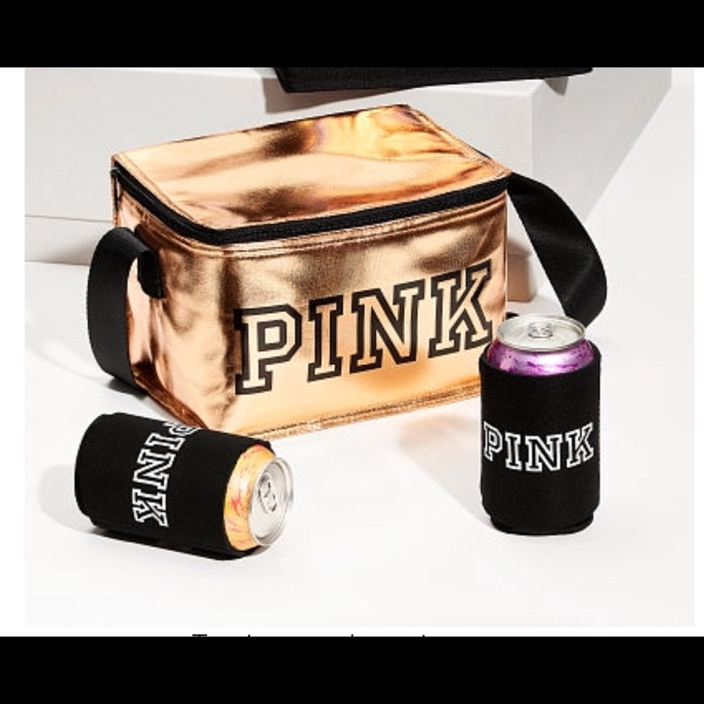 Pink rose gold cooler